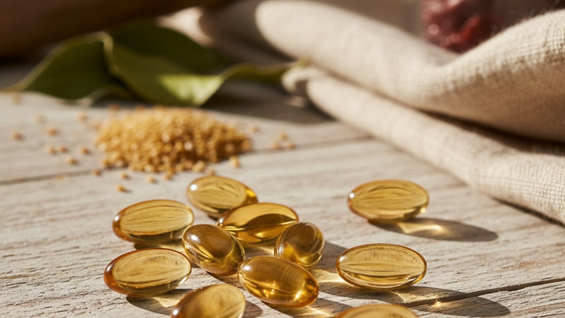 carrageenan in vegan softgels explained - Professional illustration