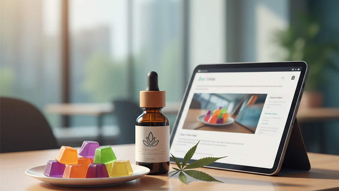 Blog Post: are cbd gummies edibles - Professional illustration