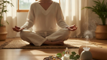 cbd and breathwork - Professional illustration