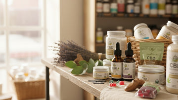 cbd for health food stores - Professional illustration