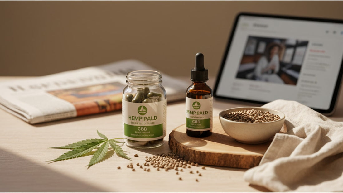 pure hemp in usa today press coverage - Professional illustration