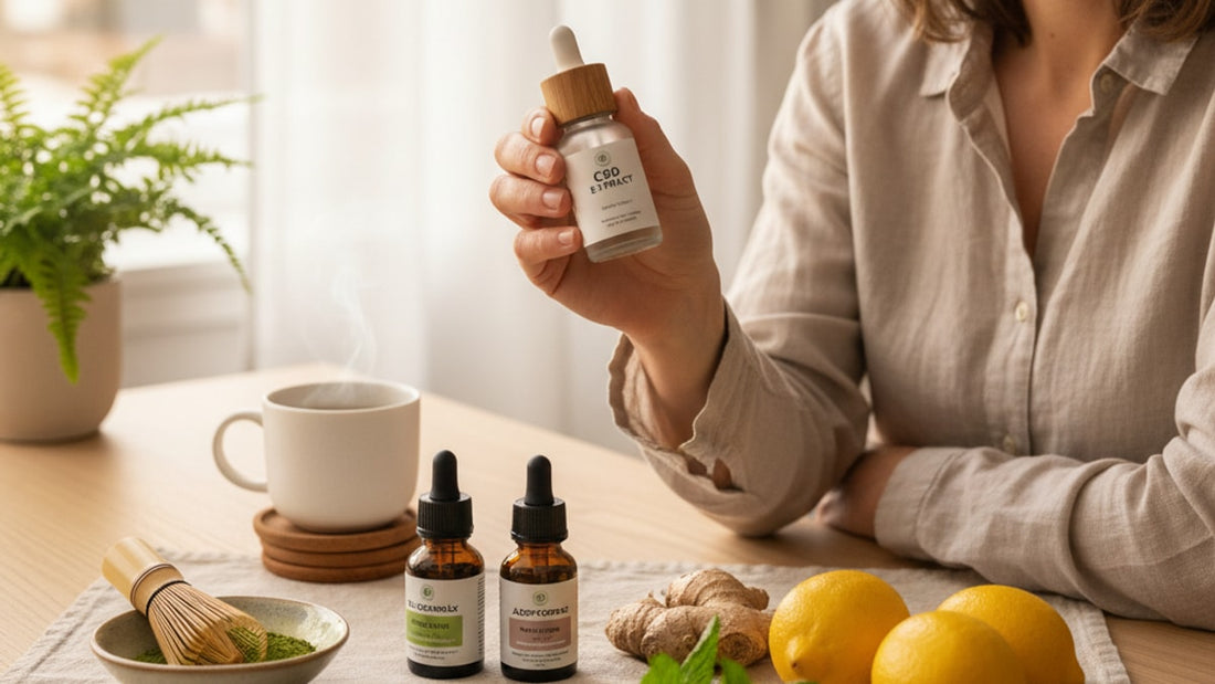 why cbd sometimes energizes - Professional illustration