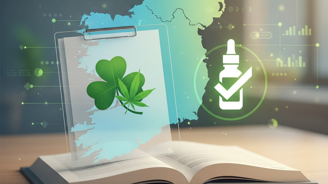 Blog Post: is cbd allowed in ireland - Professional illustration