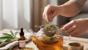 how to brew hemp tea properly - Professional illustration