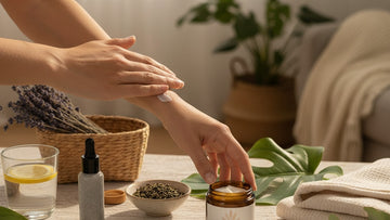 cbd body care routine - Professional illustration