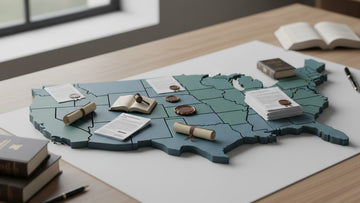 state by state cbd legal status - Professional illustration
