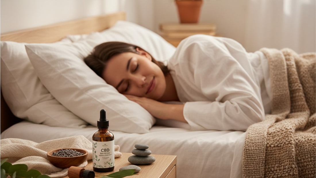 cbd sleep tincture dosing guide - Professional illustration