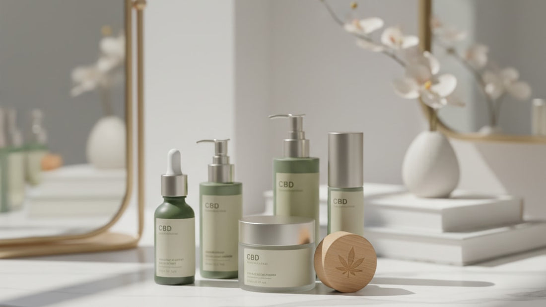 cbd beauty industry growth - Professional illustration