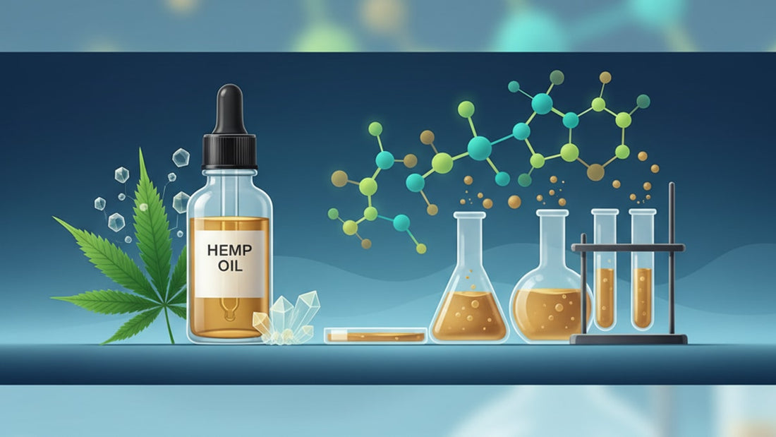 Blog Post: does hemp oil have cbd in it - Professional illustration