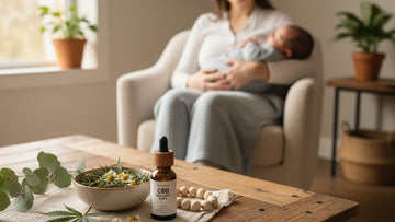 cbd for new parents - Professional illustration