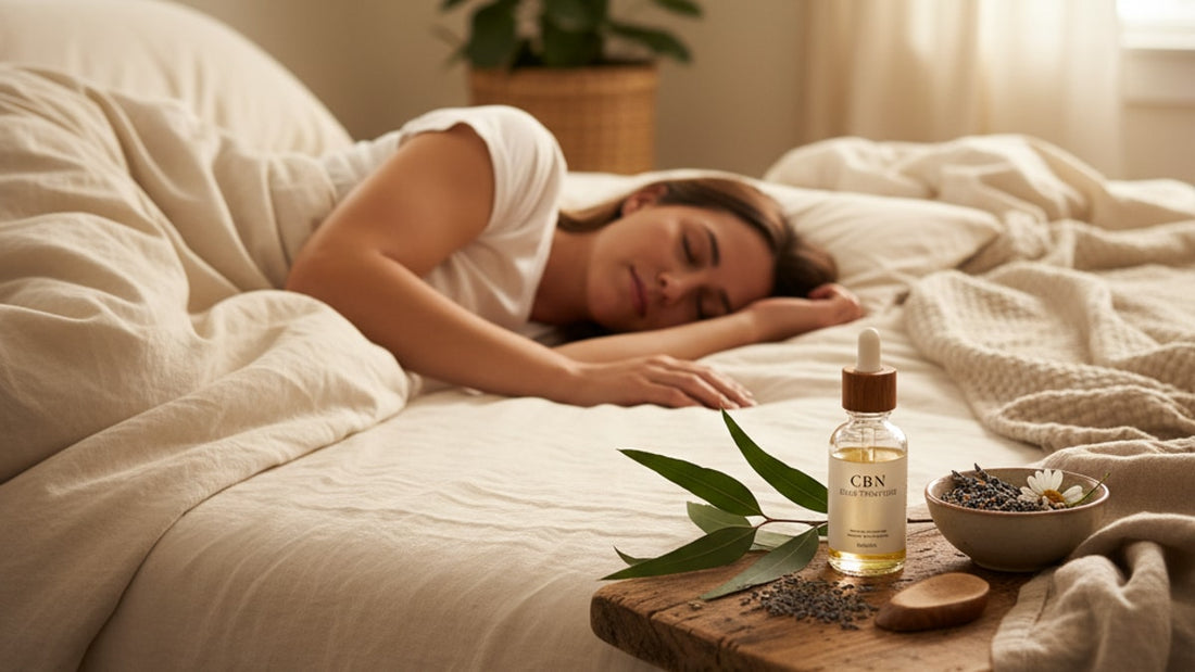 restless legs syndrome and cbn - Professional illustration