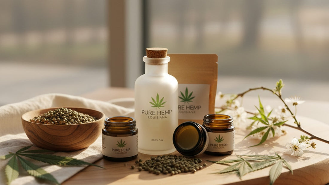 pure hemp louisiana retailers - Professional illustration