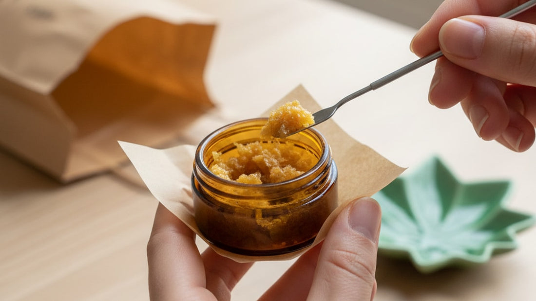 Blog Post: how to buy cbd crumble - Professional illustration