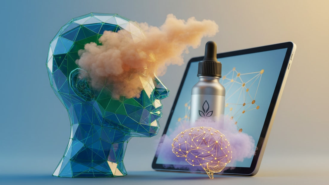 Blog Post: does cbd oil make you stupid - Professional illustration
