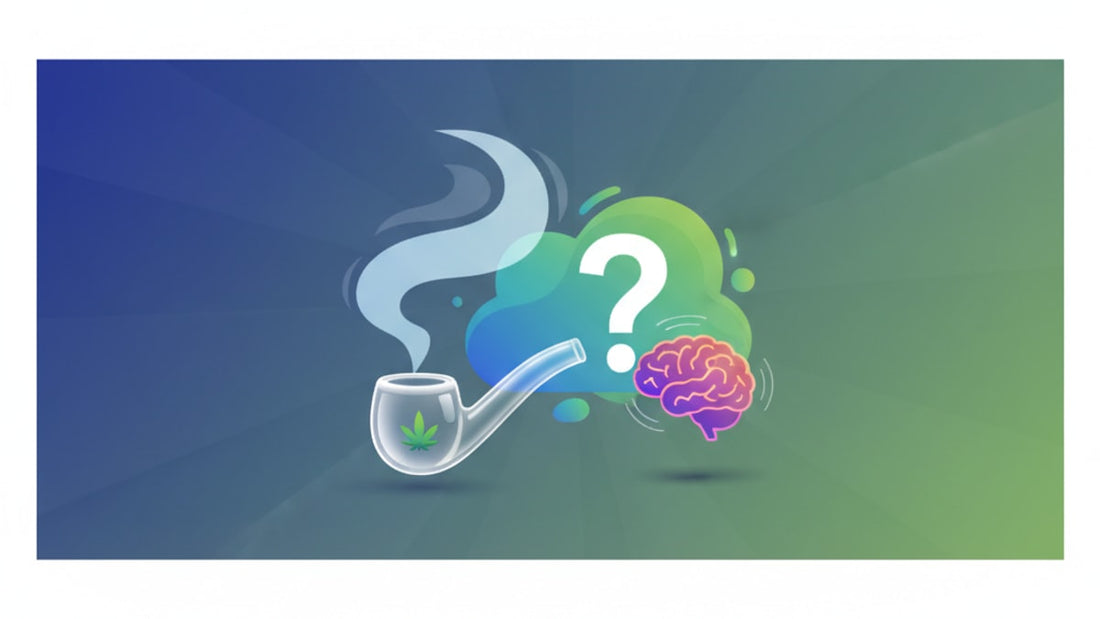 Blog Post: does cbd get you high if you smoke it - Professional illustration