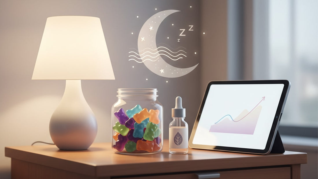Blog Post: what dosage of cbd gummies for sleep - Professional illustration