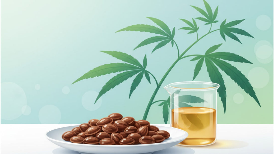 Blog Post: does hemp seed contain cbd - Professional illustration