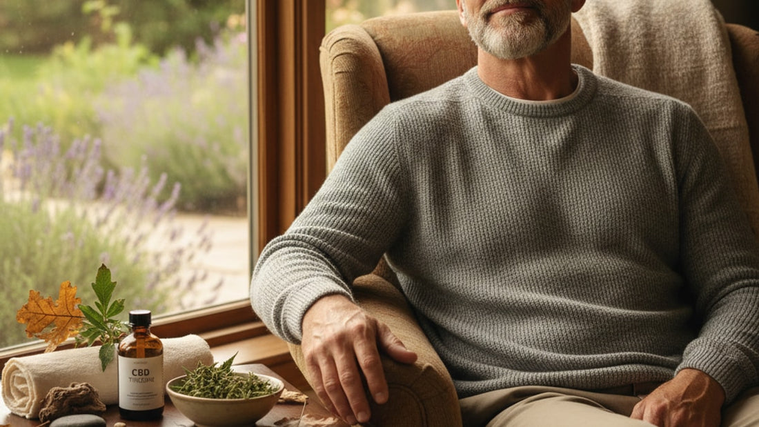 cbd for veterans chronic pain - Professional illustration