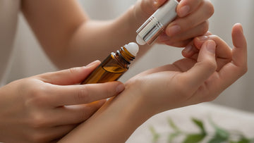 Blog Post: how to use cbd roll on - Professional illustration