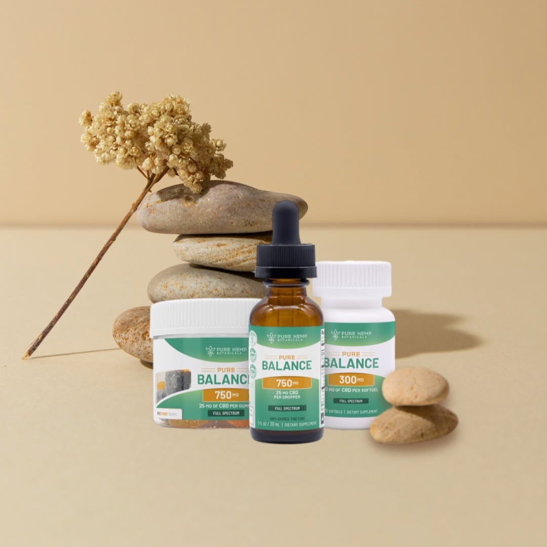 Pure CBD Oils, Gummies & Capsules.
