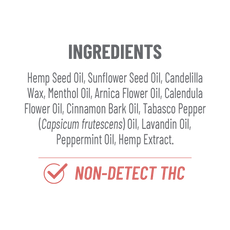500mg CBD Warming Balm