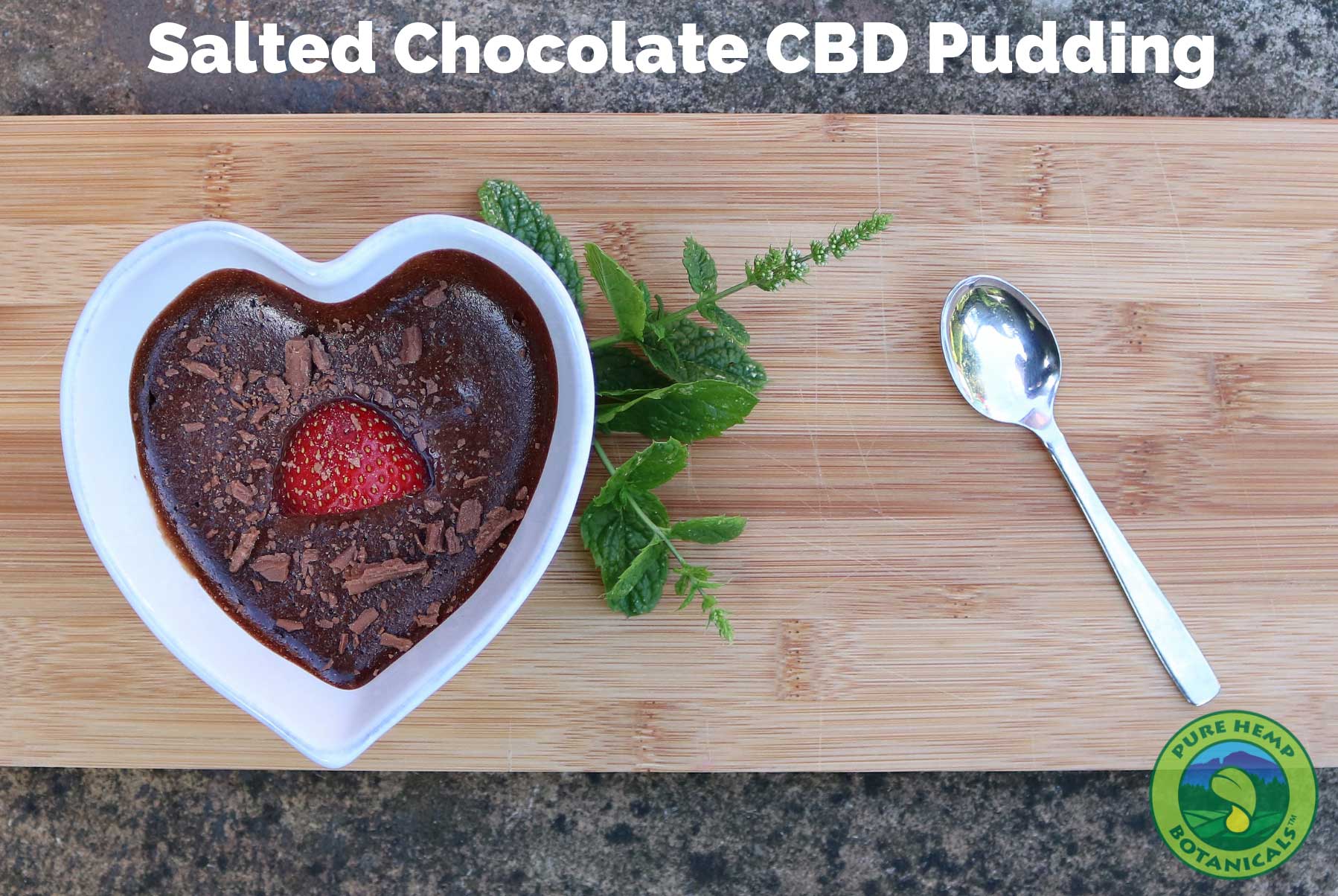 Cooking With CBD: Salted Chocolate Pudding Bowls