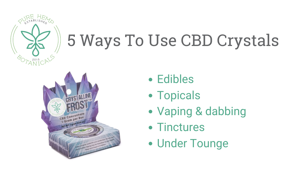 5 Ways To Use CBD Crystals