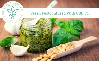 Fresh Pesto Infused With CBD Oil