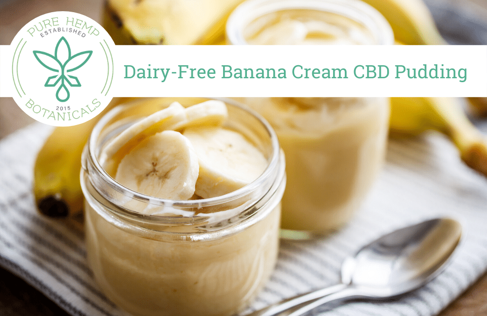 Dairy-Free Banana Cream CBD Pudding