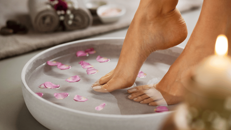 DIY Self Care for Stressed Feet with CBD