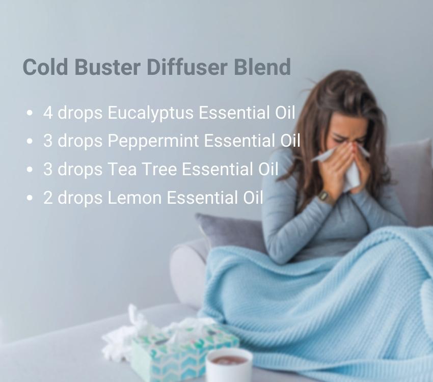 Cold relief aromatherapy diffuser blend