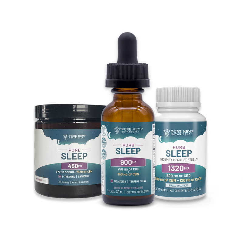 Pure Hemp Botanicals Pure Sleep Product Line